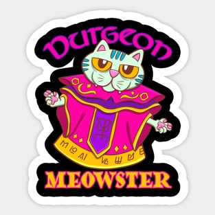 Cute Kitty Cat Dungeon Meowster Sticker